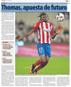 Thomas Partey Mundo deportivo August 4th