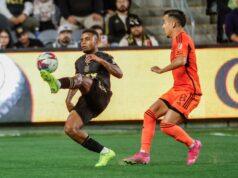 Derby County target Amine Bassi, on the right