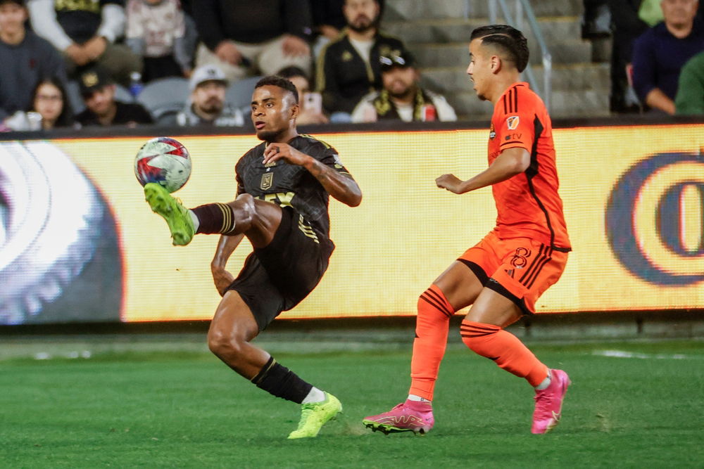 Derby County target Amine Bassi, on the right