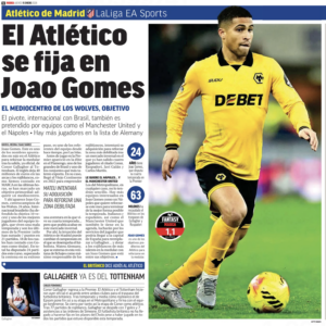 Spanish newspaper Marca reported Manchester United are set for a transfer fight with Atlético Madrid