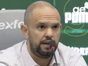 Fluminense president Mattheus Montenegro speaking about the Wolves player