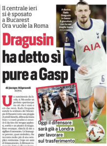 Talks today on Tottenham transfer