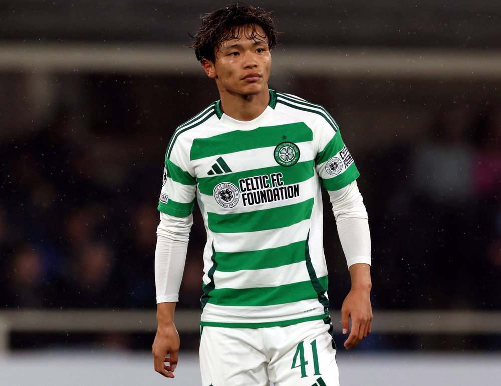 Celtic midfielder Reo Hatate