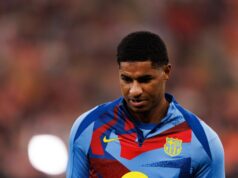 Manchester United owned Marcus Rashford is on loan at Barcelona