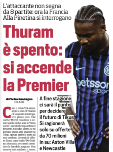 Aston Villa and Newcastle United can get discount on Marcus Thuram
