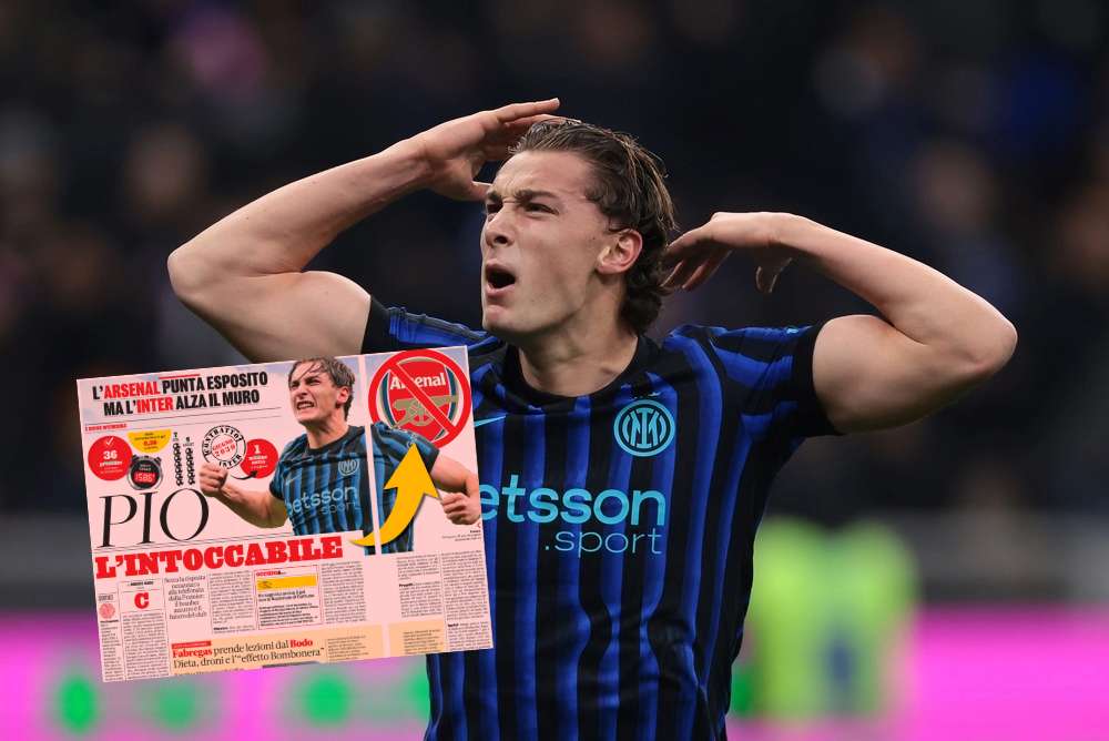 Arsenal interest in Pio Esposito covered in Italy