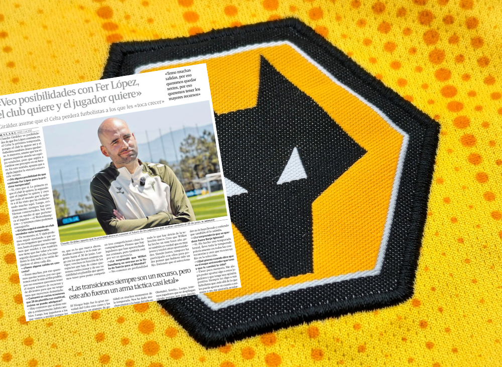 Claudio Giráldez is confident about signing Fer López from Wolves again
