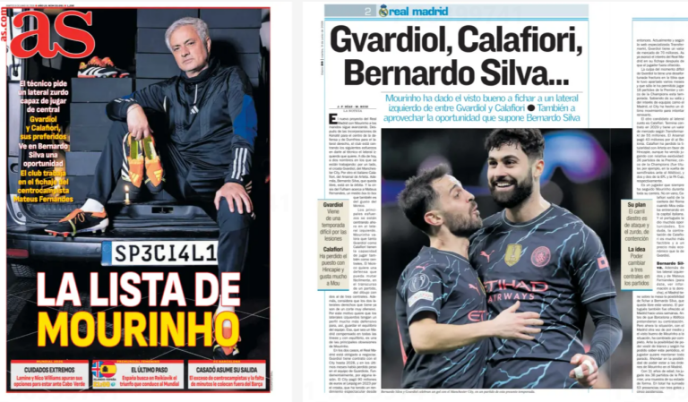 Front page report Arsenal and Manchester City duo favourite targets – Signing Gunners man ‘more feasible’