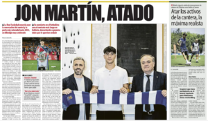 Arsenal interest in Jon Martin covered