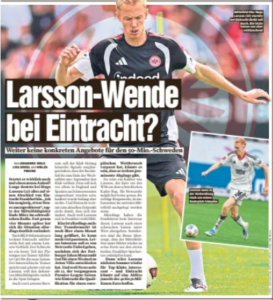 Bild report on Newcastle United interest in Hugo Larsson