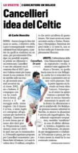 Celtic are considering Matteo Cancellieri