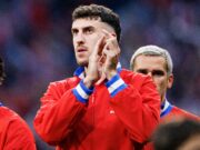 Matteo Ruggeri: Aston Villa reach agreement for signing Aston Villa target Matteo Ruggeri in action for Atletico Madrid